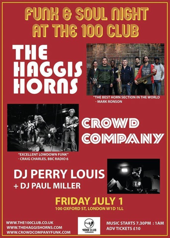 Back In London –       1st July